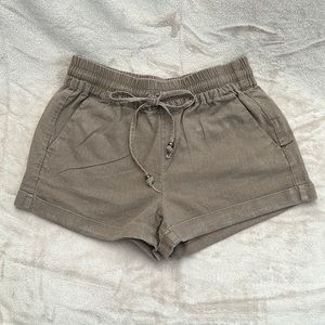 Love Tree - Brown paper bag shorts! Super comfy